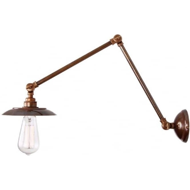 Reznor Adjustable Arm Industrial Wall Light - Wall Lights